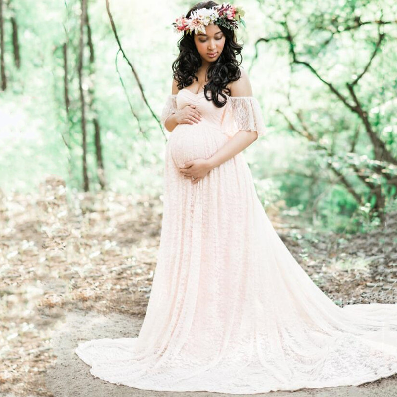 Maternity Wear - ALTERPhotography-Robe de mariée longue en dentelle,