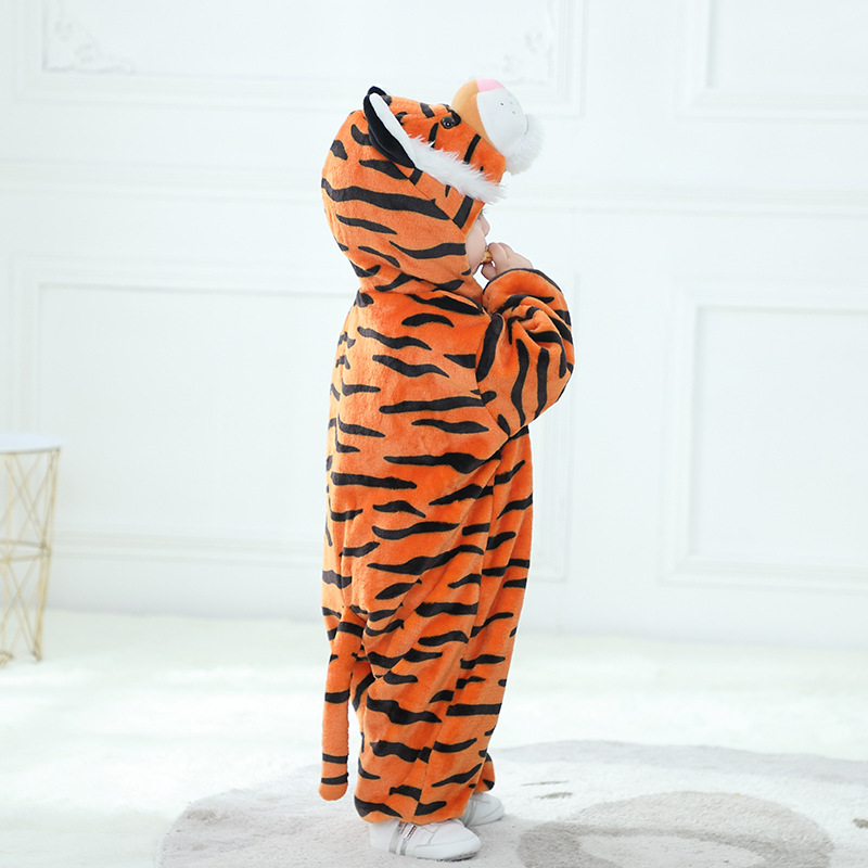 Grenouillère tigre Kigurumi po - Cotton Baby Onesies Zipper avis et prix