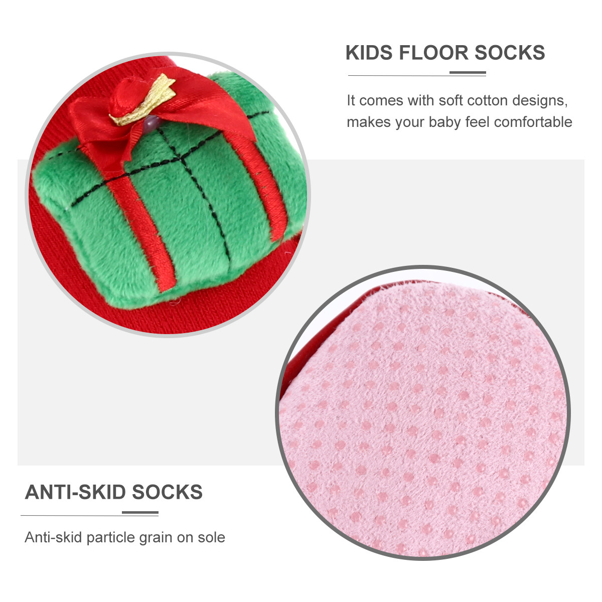 1 paire de chaussettes antidér - Unisex Baby Socks Non Slip avis et prix