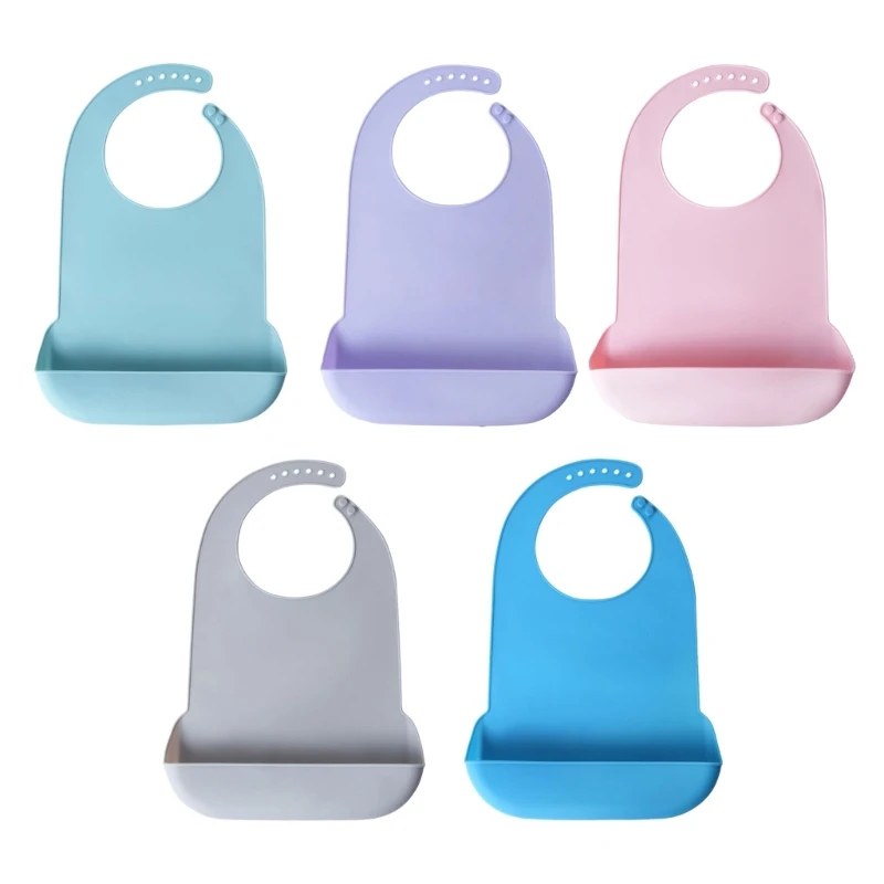 Bavoir en silicone imperméable - Waterproof Baby Bibs Silicone avis et prix